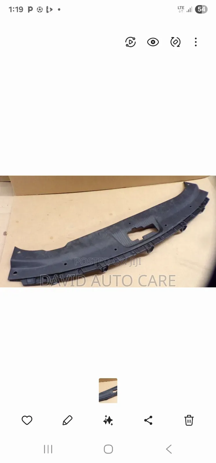 Radiator Plastic Hyundai Sonata 2016