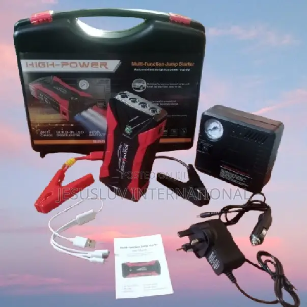 Jump Starter for Cars With Tyre Inflator Pump,99800mah 12v