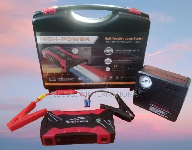 Jump Starter for Cars With Tyre Inflator Pump,99800mah 12v