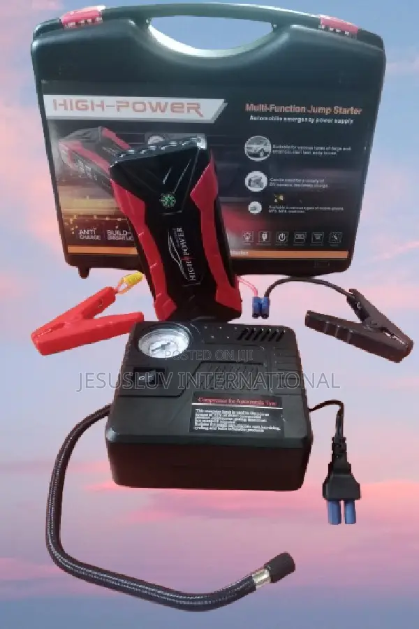 Multifunction Jump Starter 12v,99800mah With Tyre Inflator