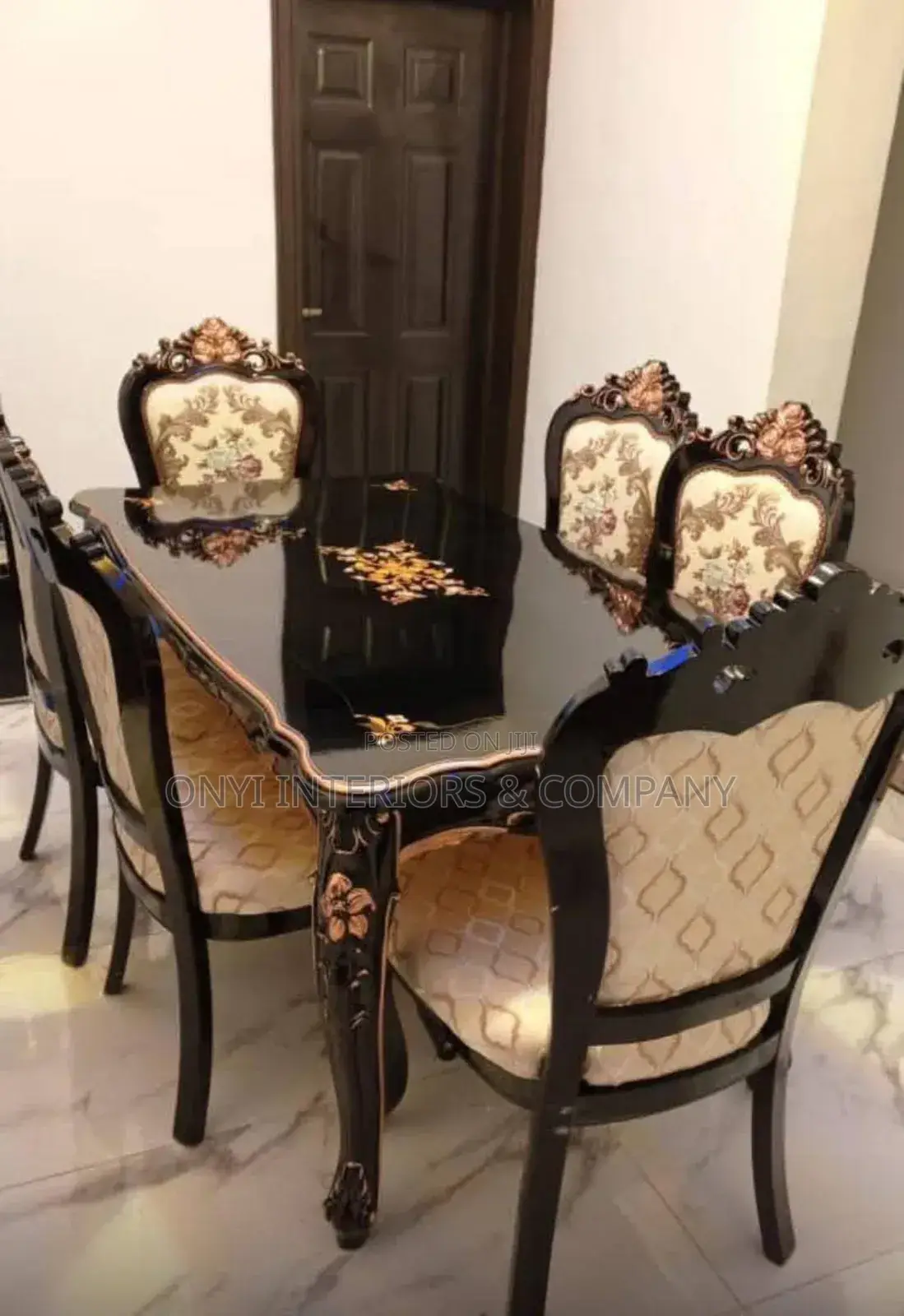 Luxury 6 Seater Royal Dining Set