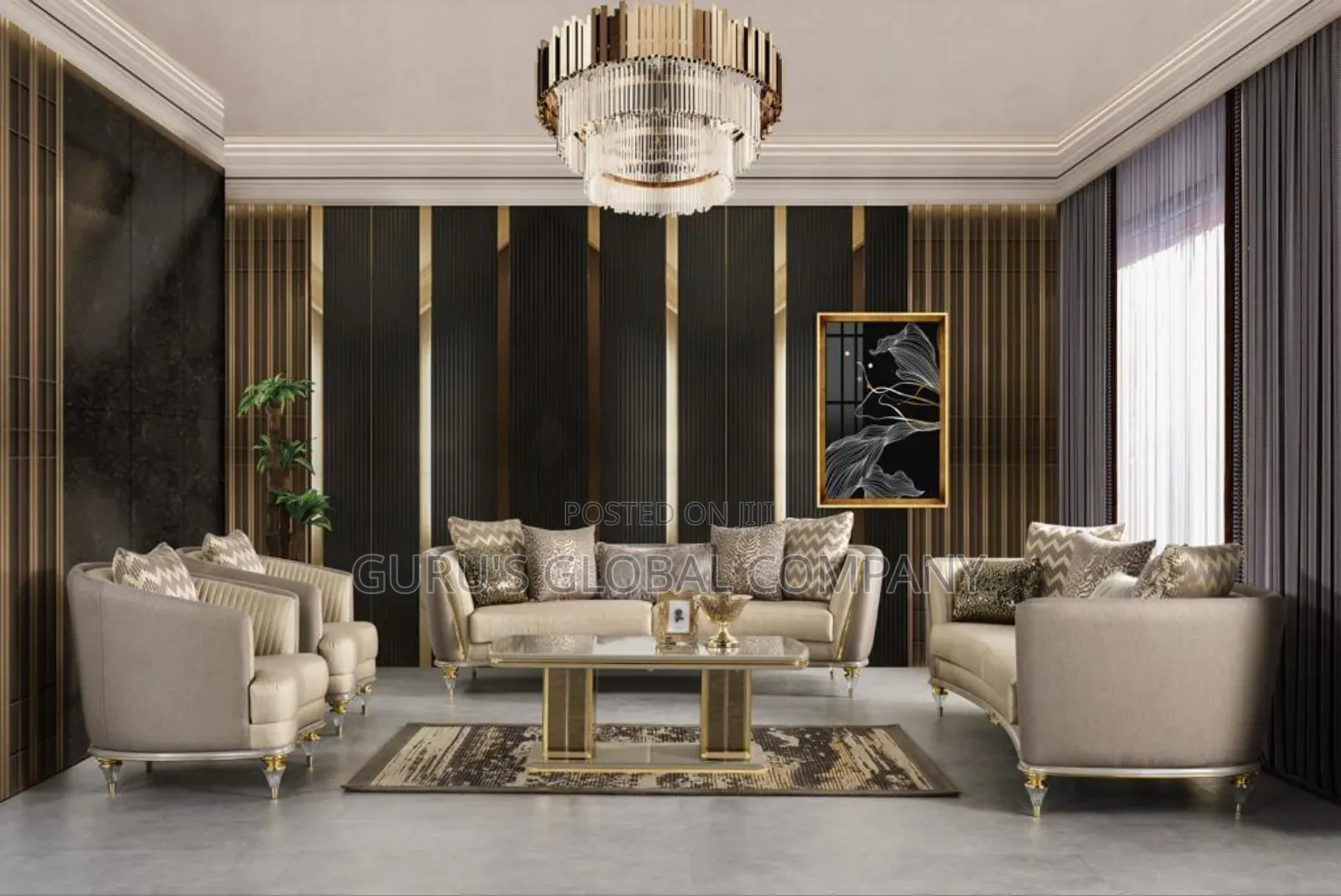 Foreign Turkish Lux Royal Chairset