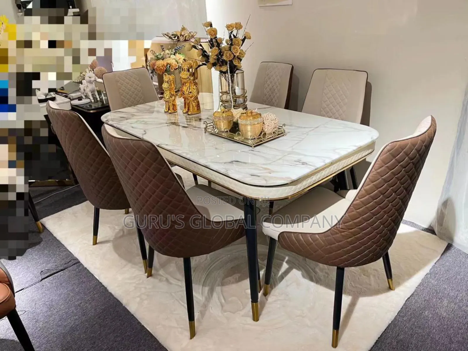 Foreign T 6 Seaters Dining Set
