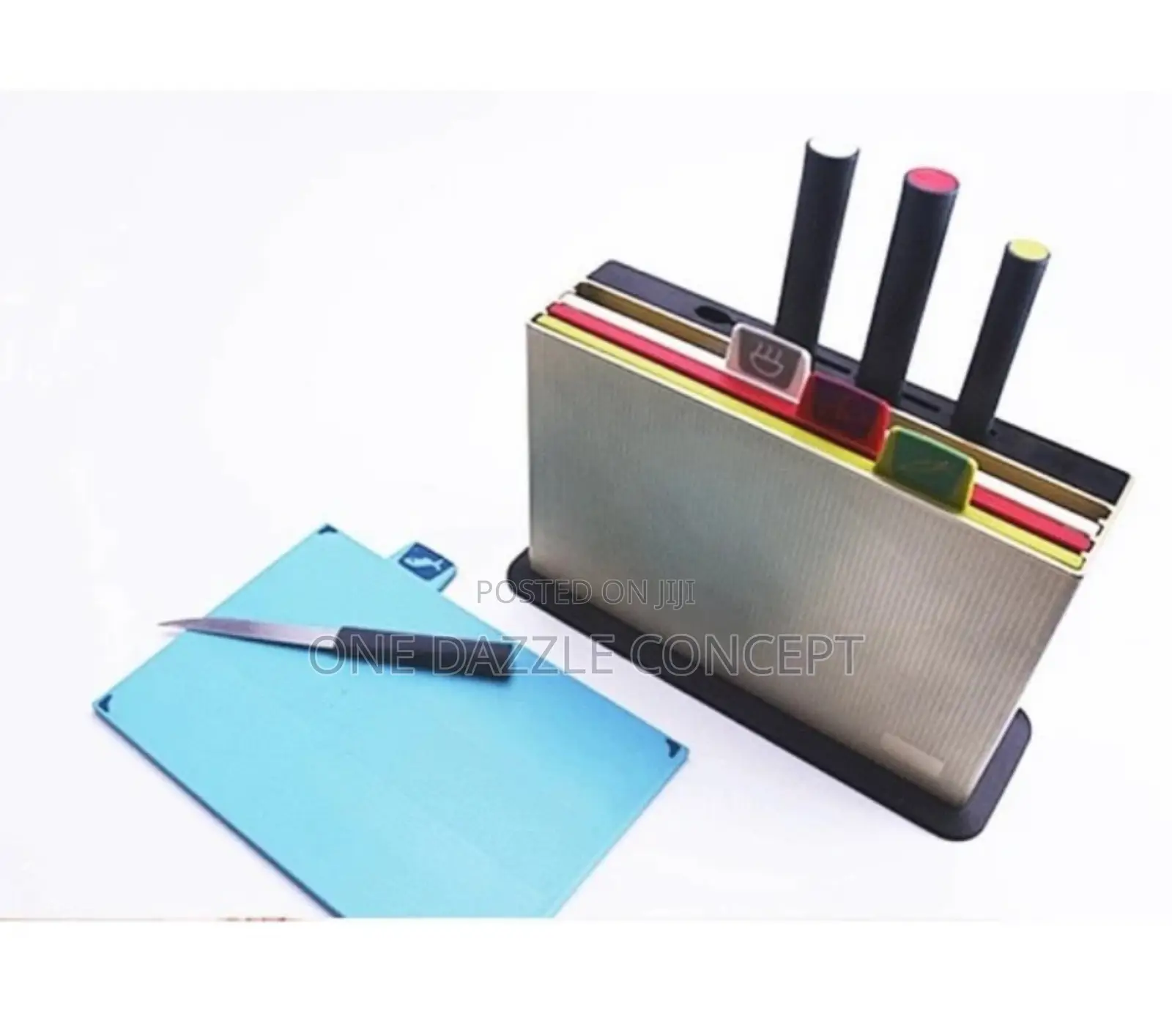 4pcs Chopping Board And 4pcs Knives Set