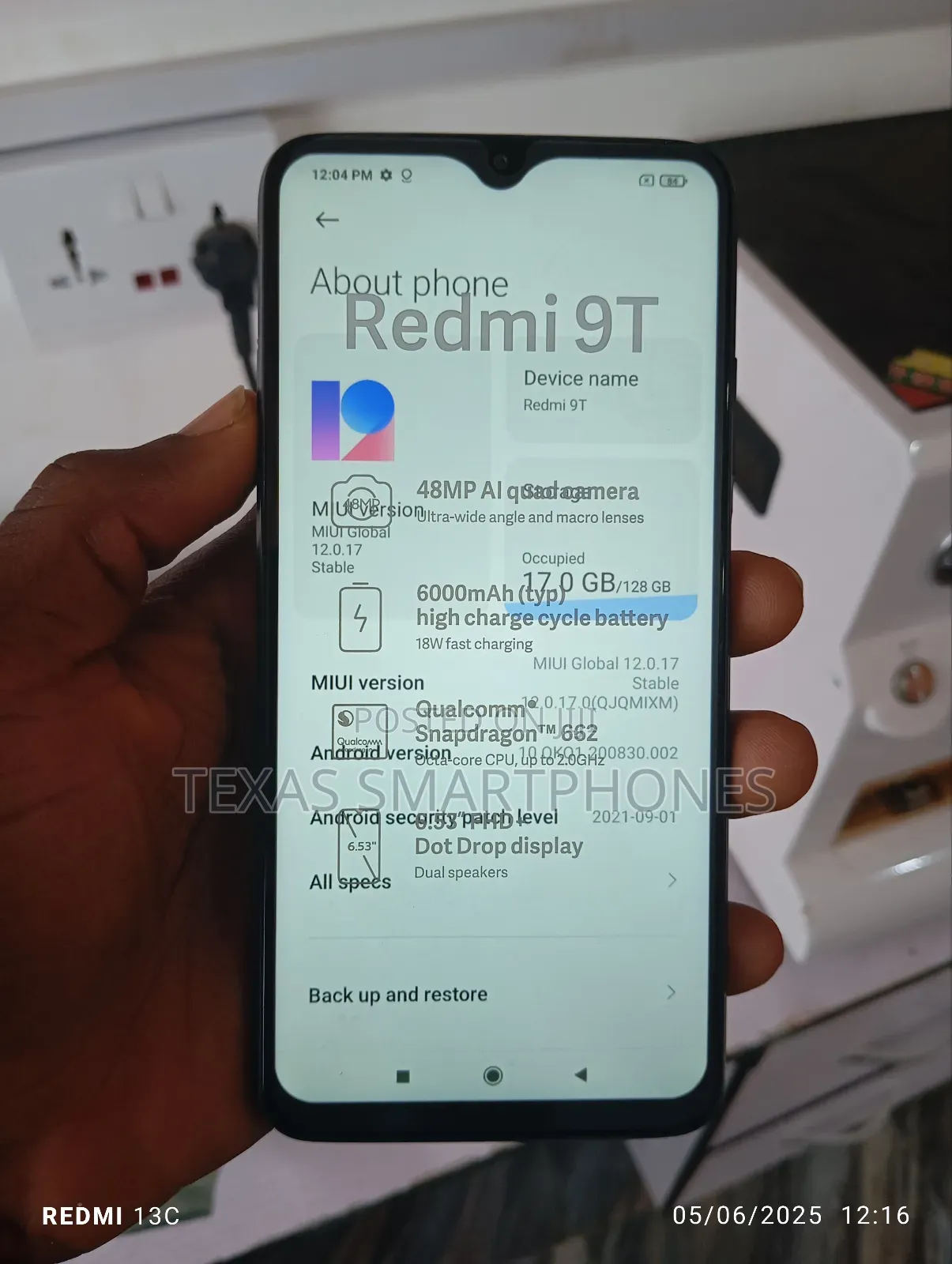 New Xiaomi Redmi 9T 128 GB Black