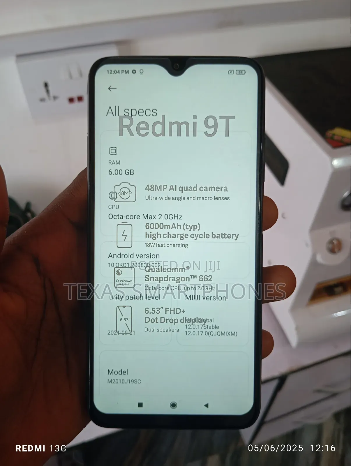 New Xiaomi Redmi 9T 128 GB Black