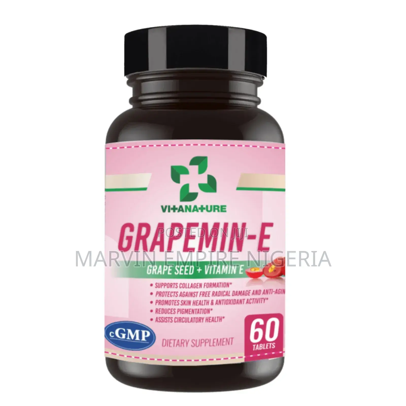 Kedi Grapemin-E Tablet Dietary Supplement Skin Beauty 60caps