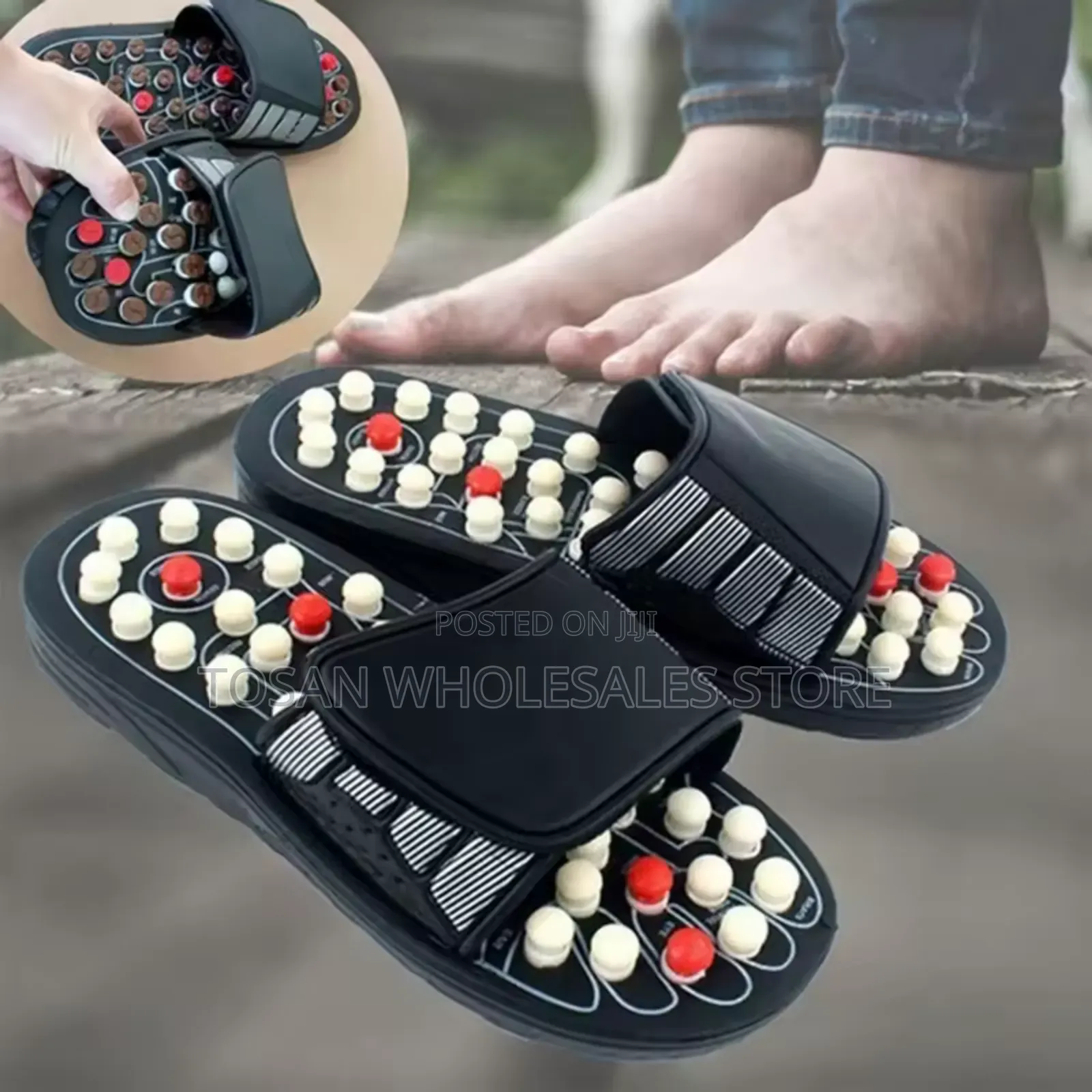 Acupuncture Therapy Massager Walk Shoes