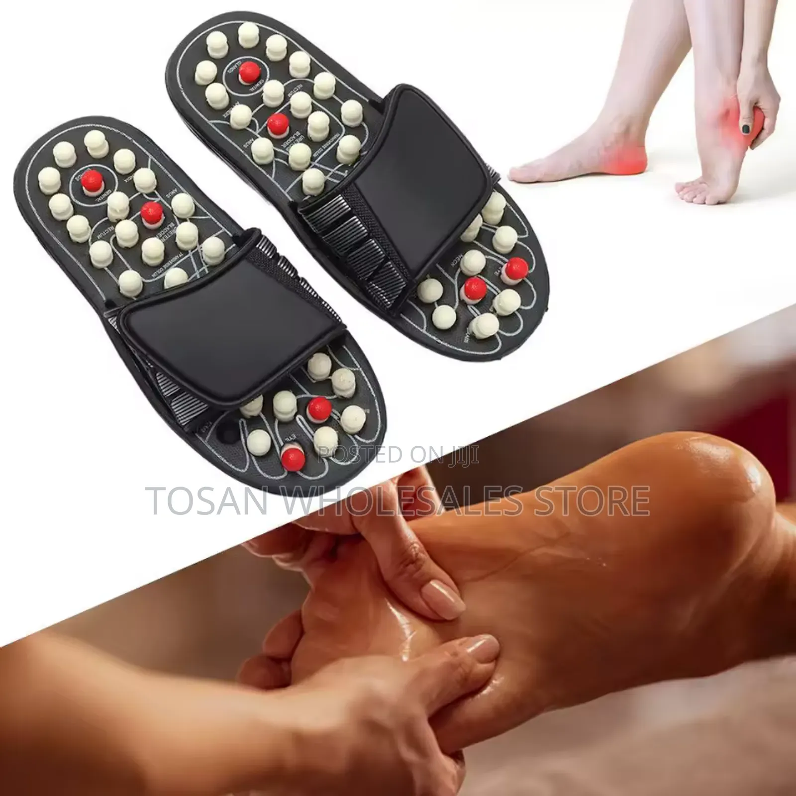 Acupuncture Therapy Massager Walk Shoes
