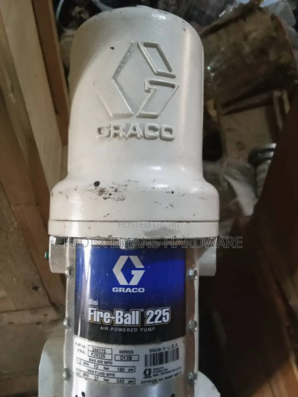 Graco Mini Fire-Ball 225 Air-Powered Pump.