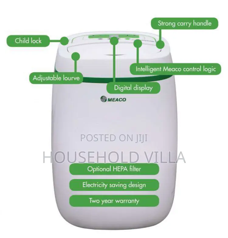 Meaco 12l Low Energy Dehumidifier Air Purifier