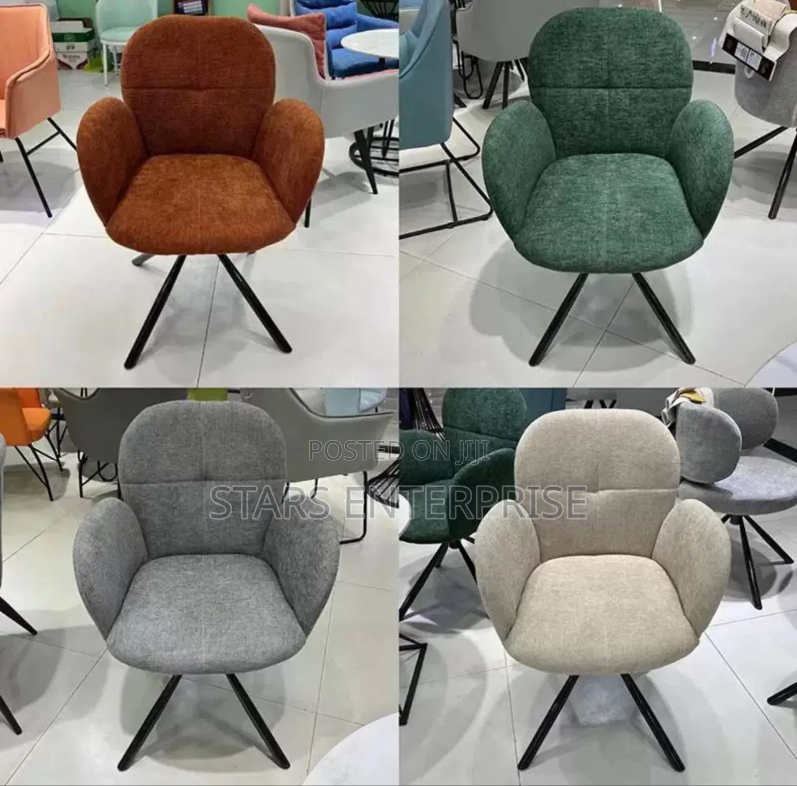 Comfortable and Durable Swivel Arm Chair
