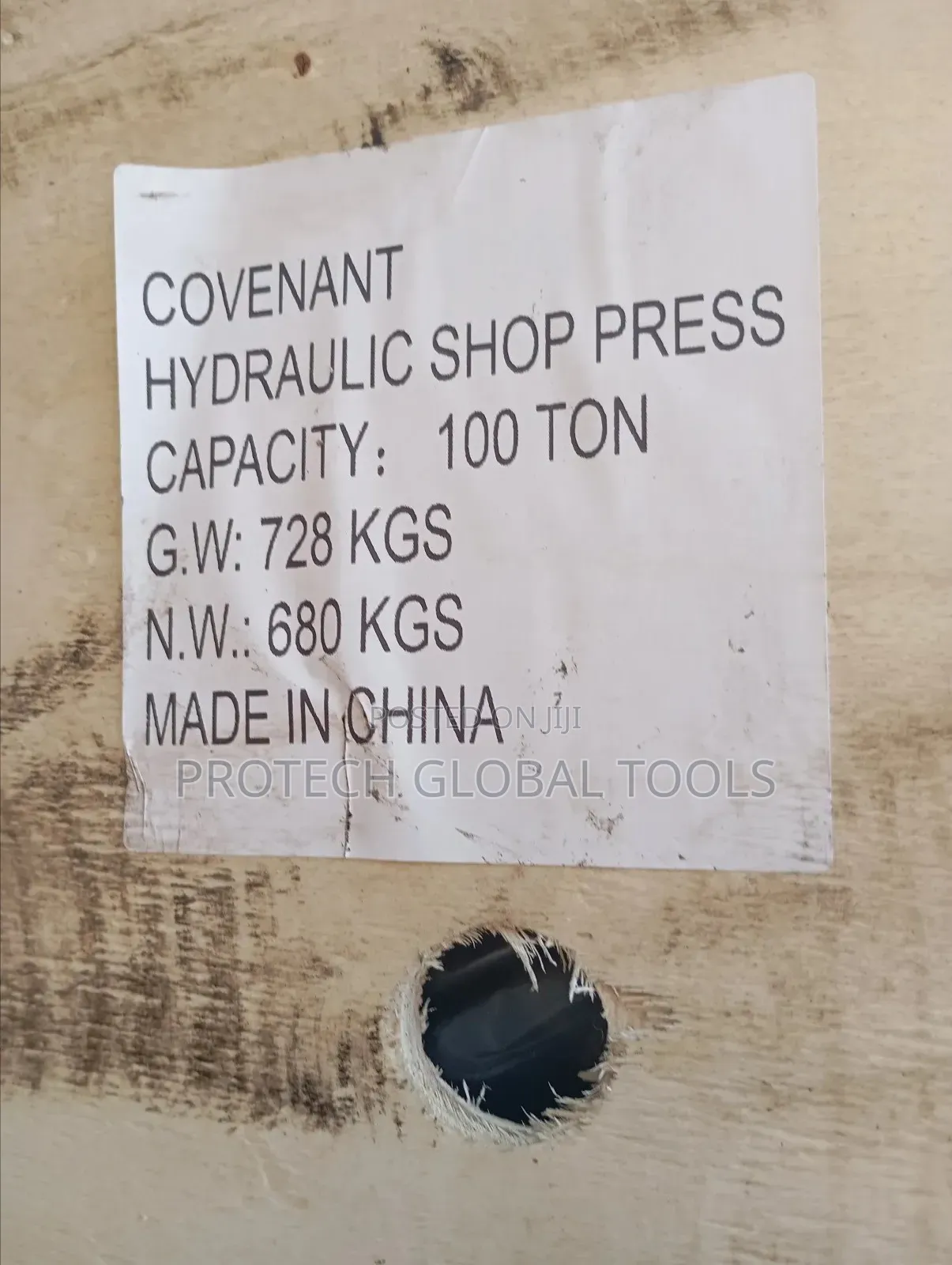 100ton Electric Hydraulic Shop Press Heavy Duty