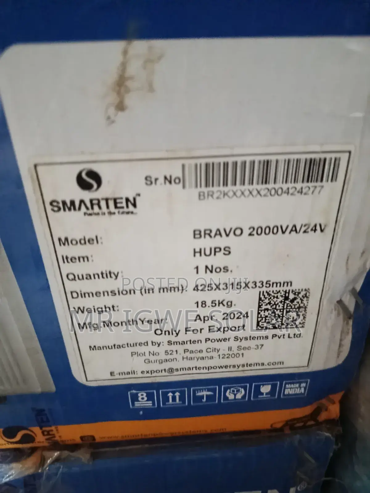 Smarten Inverter 2kva 24v