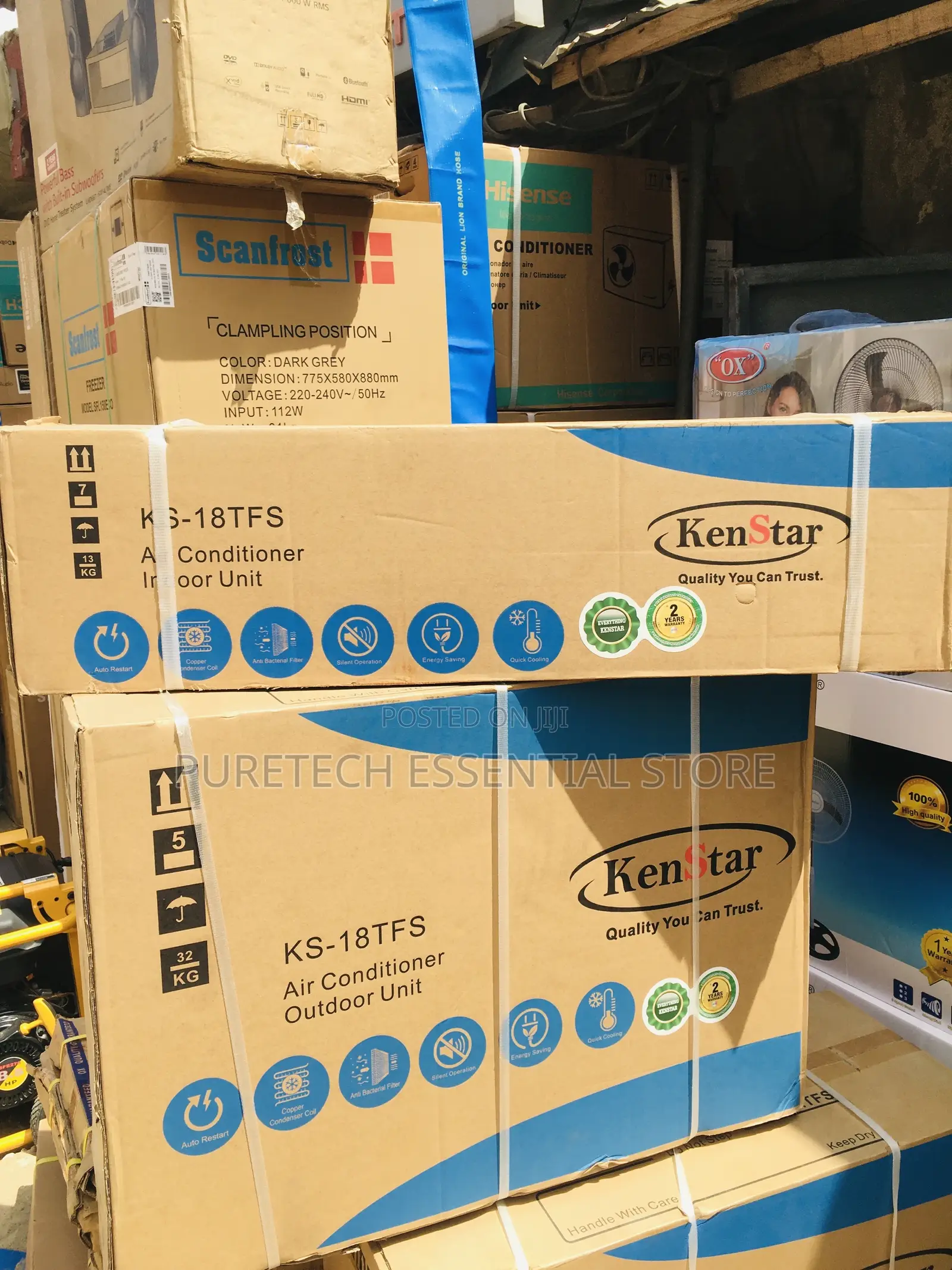Original Kenstar 2hp No Inverter Ac Ks-18tfs
