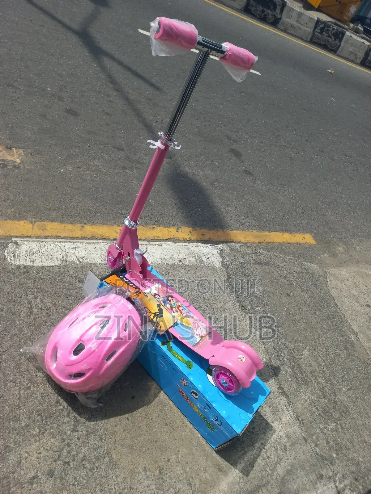 Children Scooter With Helmet