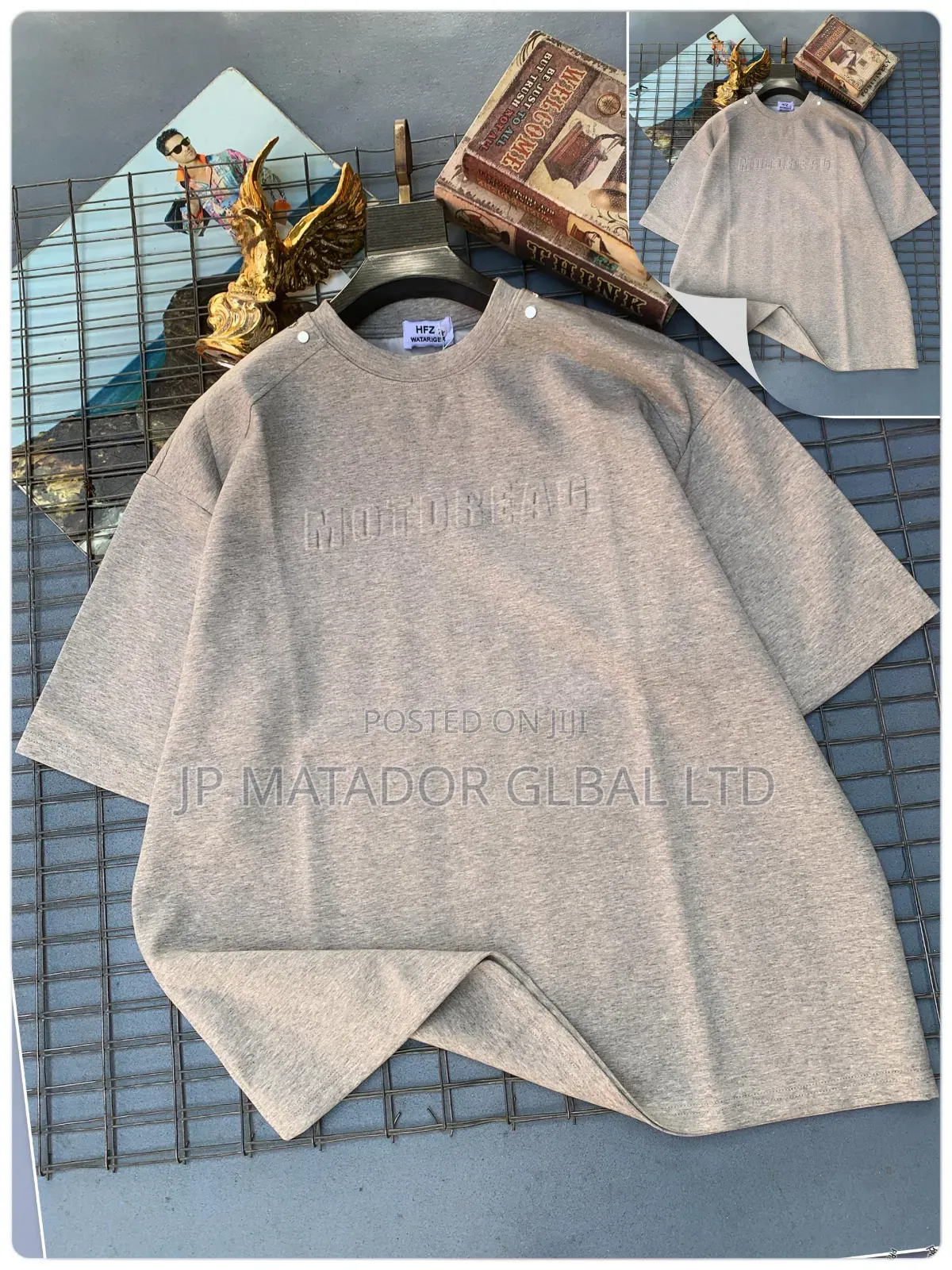 New 3dPrint Trendy Mens Round Neck Polo
