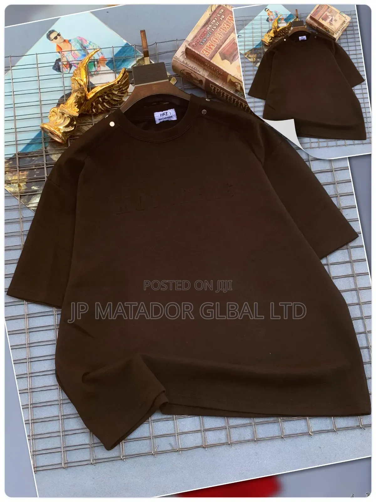 New 3dPrint Trendy Mens Round Neck Polo