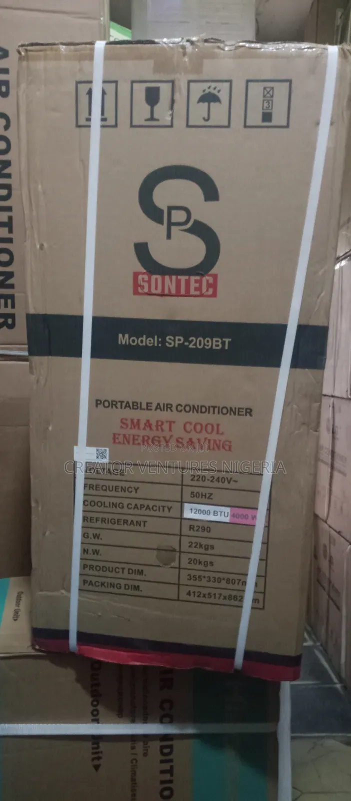 Mobile Ac Digital Inverter,Low Voltage, Sontec Smart Cool.