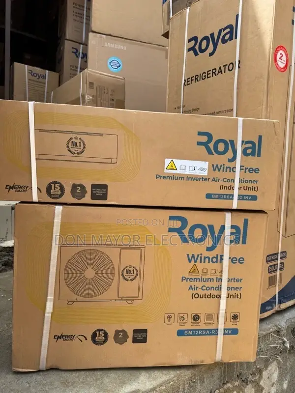 Royal 1.5hp Inverter Split Units Nlack Morror Ac Bm12rsa