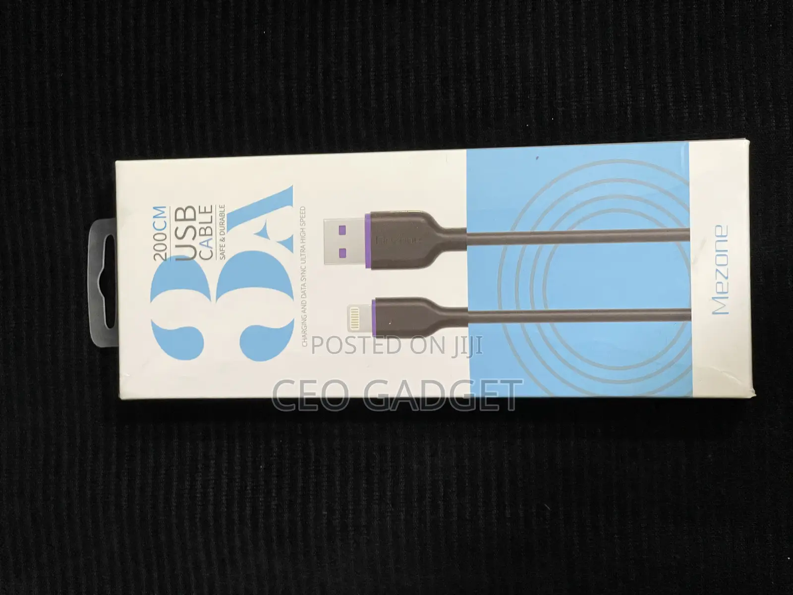2 Meters Long iPhone Usb a to Lightning Cable Fast Charge