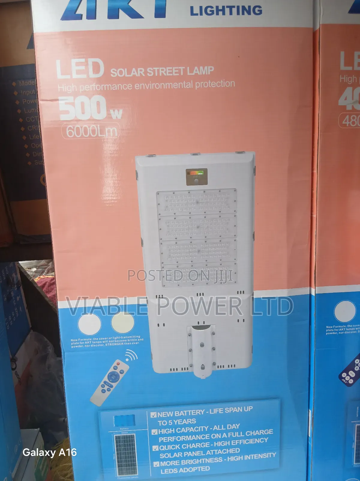 500w Solar Led Street Light Very Effective and Reliable
