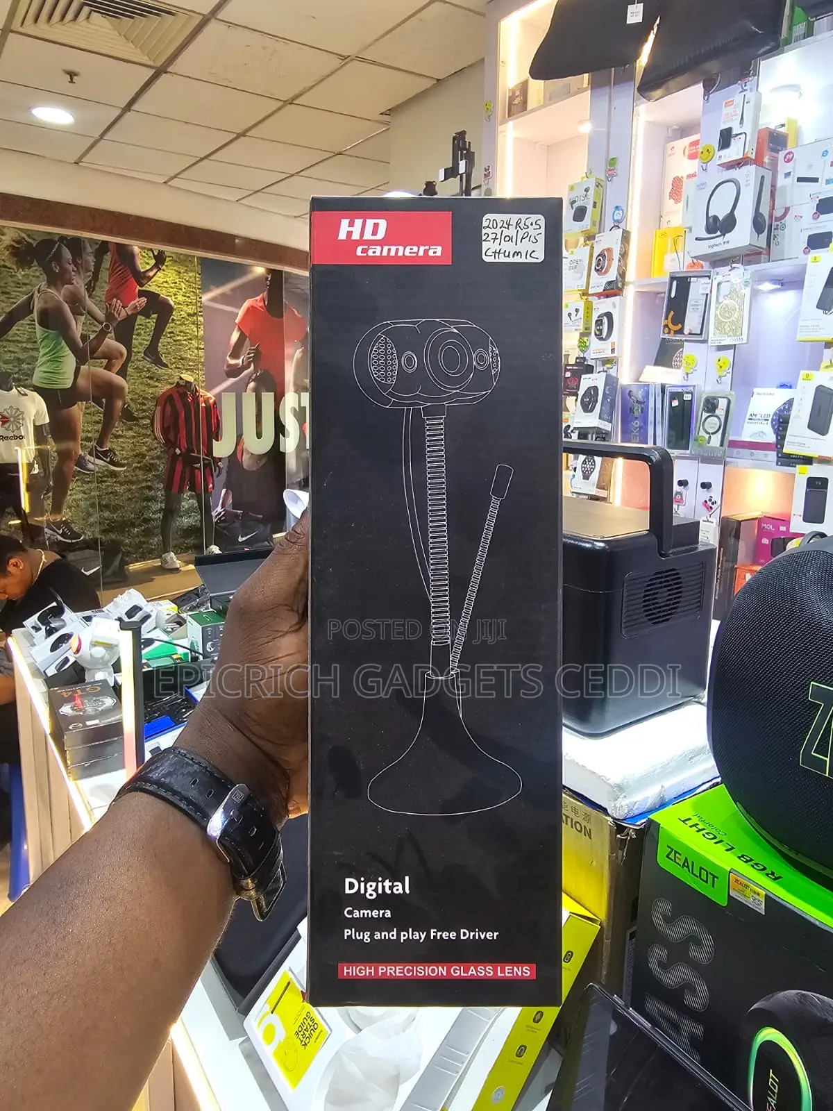 Digital Hd Stand Alone Webcam With External Mic