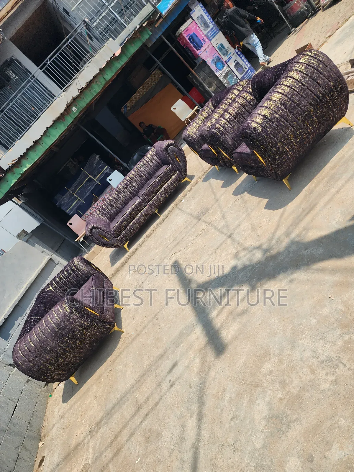 Standard Sitting Room Set of Fabric Chairs.