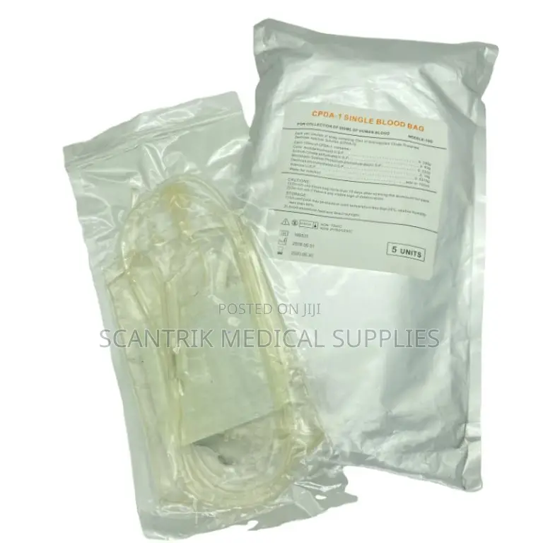 Dual Port Blood Bag