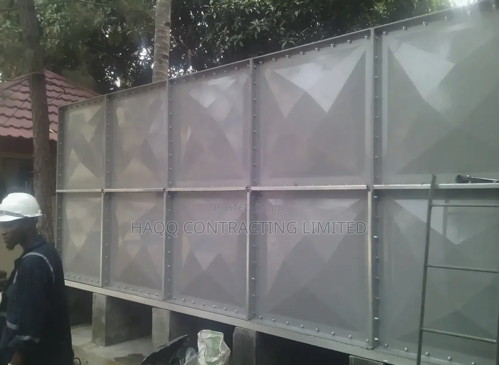Sectional Pressed Steel Water Storage Tank Panels Projects