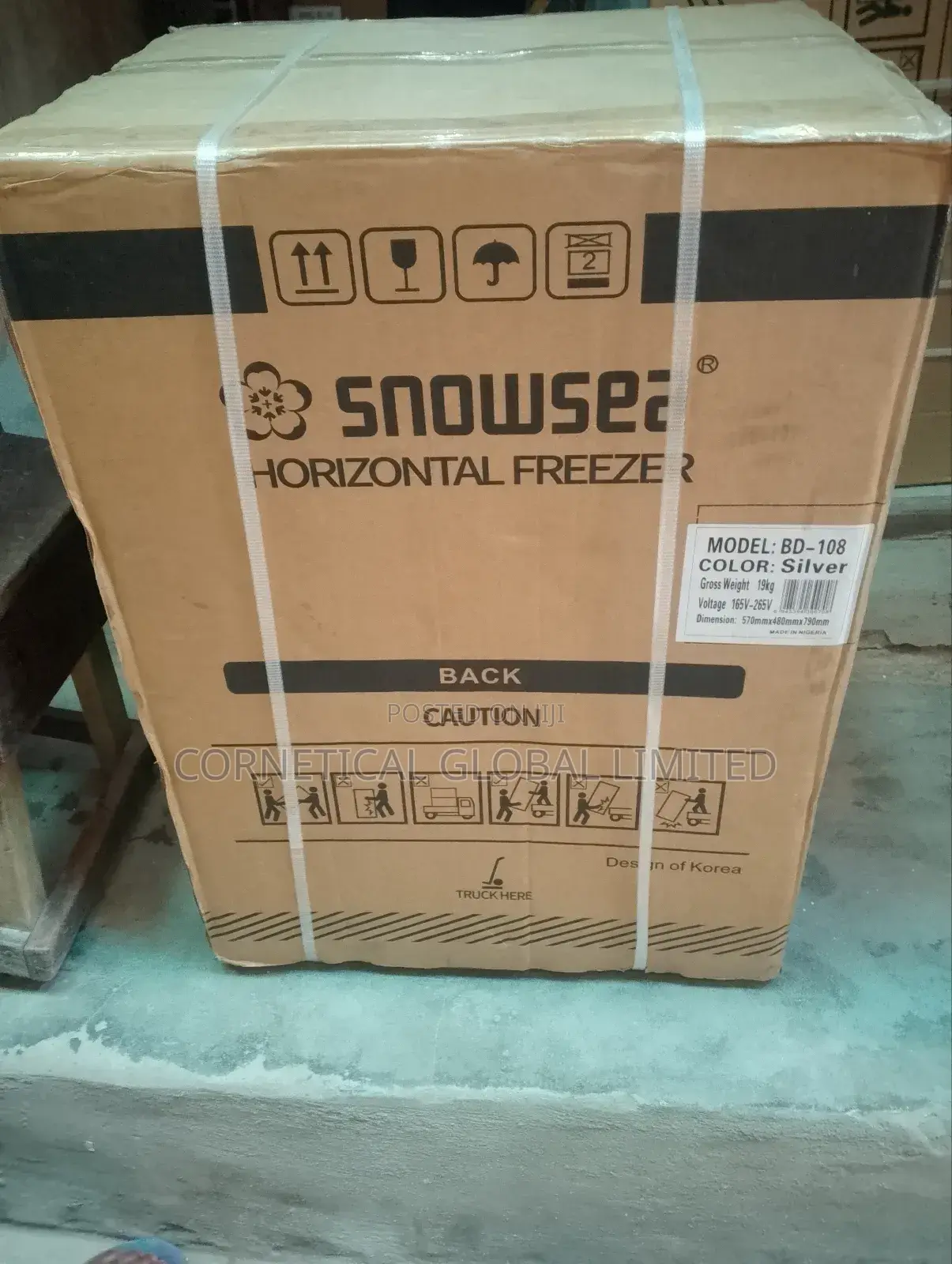 Snowsea 108 Liters Horizontal Deep Freezer Bd-108g