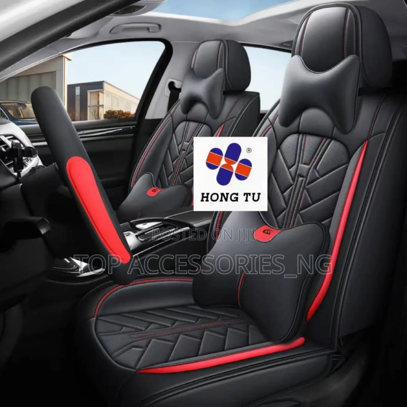 Horse Man Premium Leather Seat Cover for Cars Suv and Jeeps