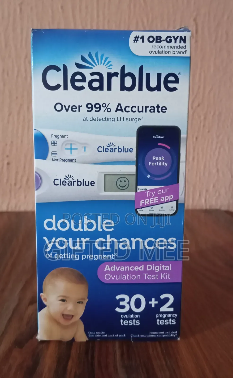 Clearblue Advanced Digital Ovulation Test Kit(4 or More Days)32 Tests.