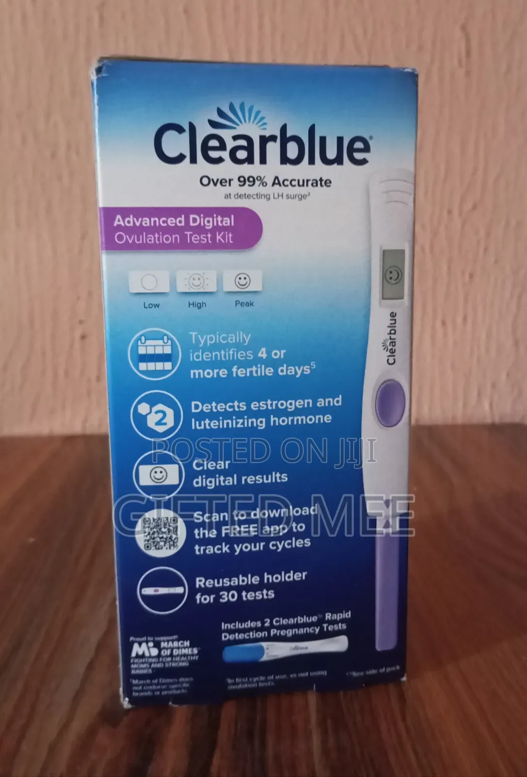 Clearblue Advanced Digital Ovulation Test Kit(4 or More Days)32 Tests.