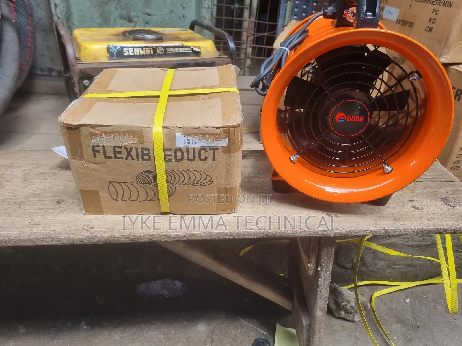 8" Edon Portable Blower Ventilator 220v