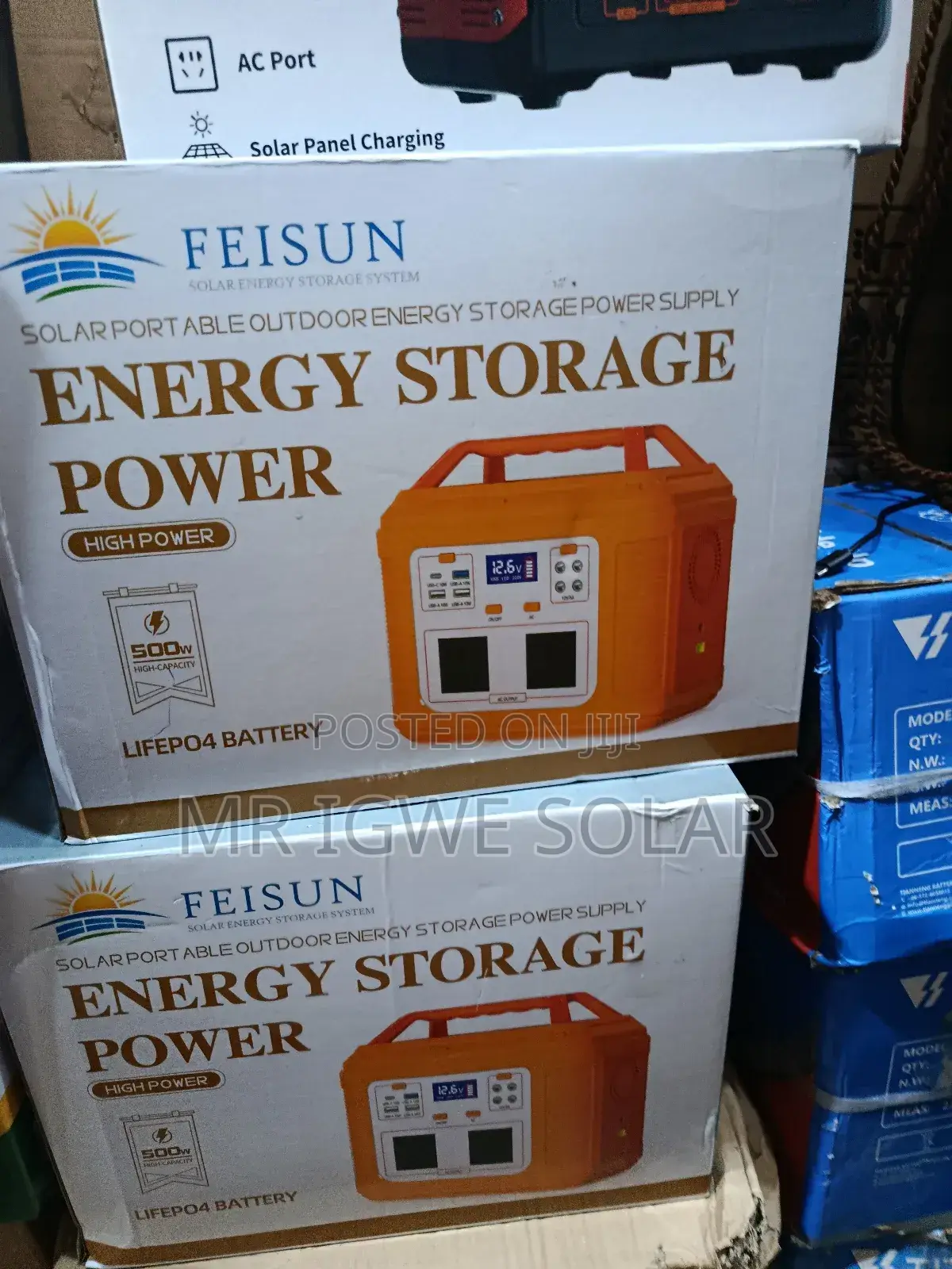 Energy Storage Power Solar Generator 500watts