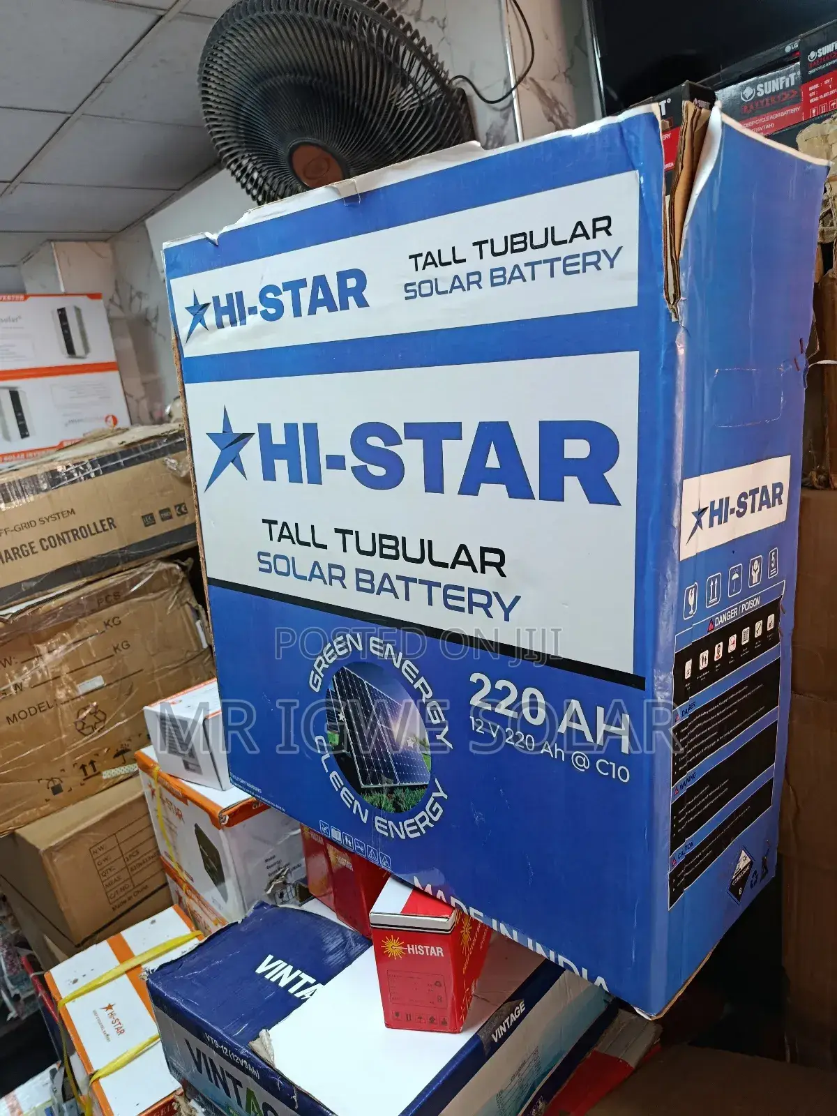 Hi Star Tall Tubular Battery 220ah