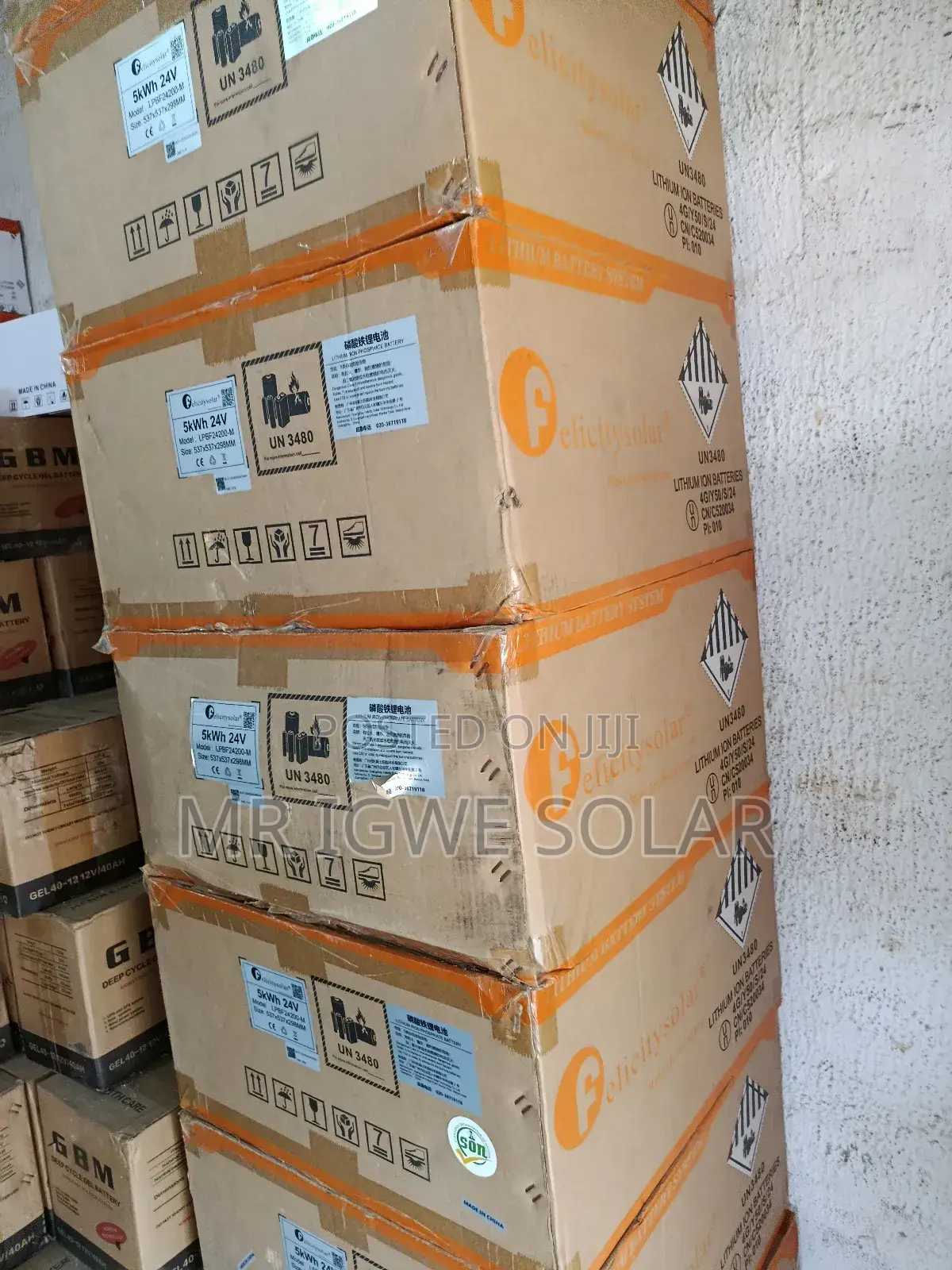 5kwh 24v Felicity Lithium Battery