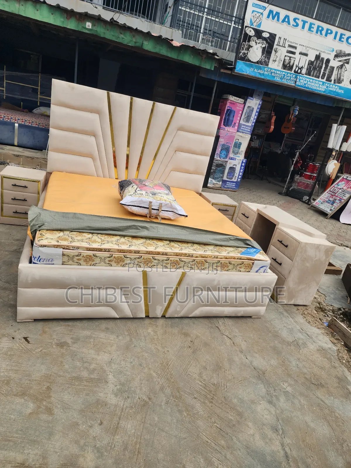 5ft Tall Six by Six Complete Set of Bed.