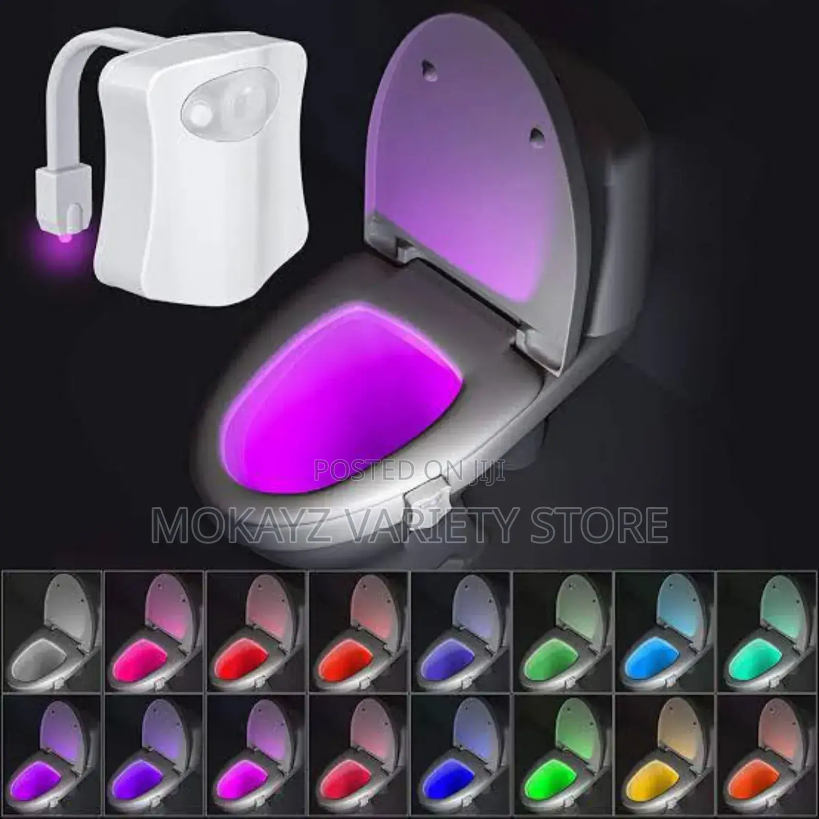 Motion Sensor Colour-Changing Toilet Bowl Light