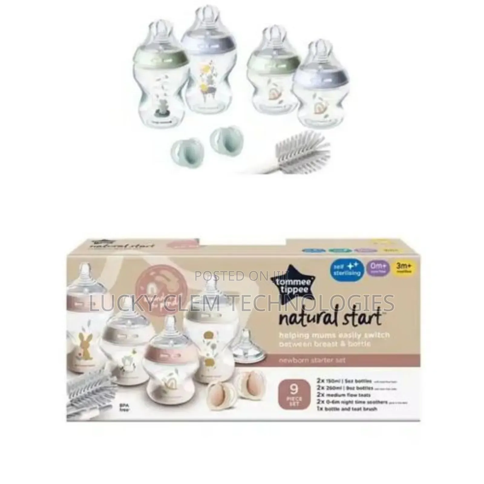 Tommee Tippee Advanced Anti-Colic Feeding Bottle Set