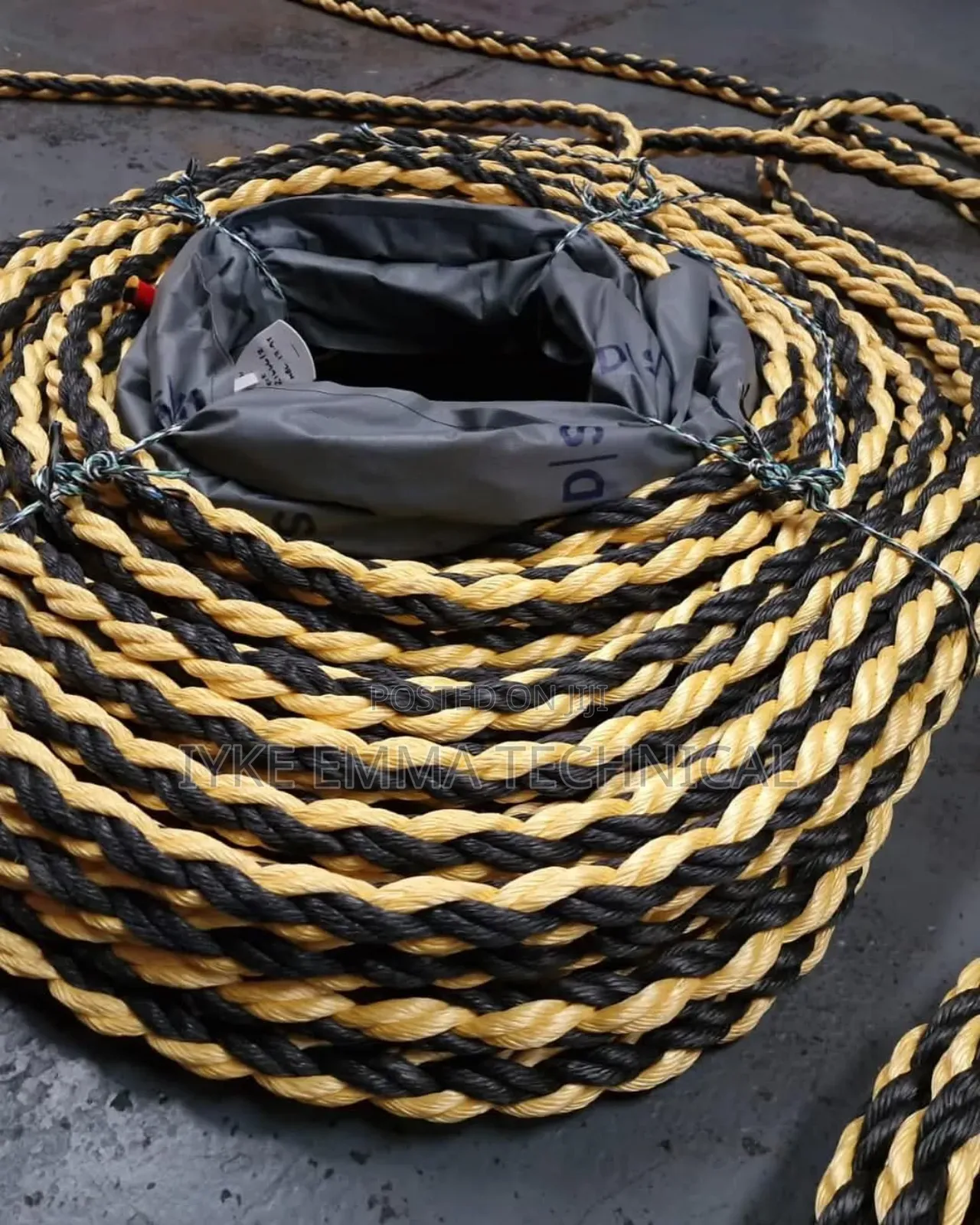 72mm X 200mtr Polypropylene Tiger Rope - 8 Strand (Coil)