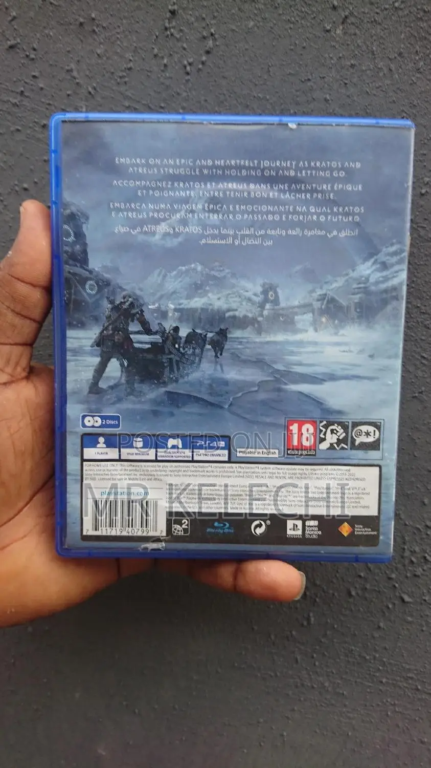 Neatly Used God of War Ragnarok for Ps4 and Ps5