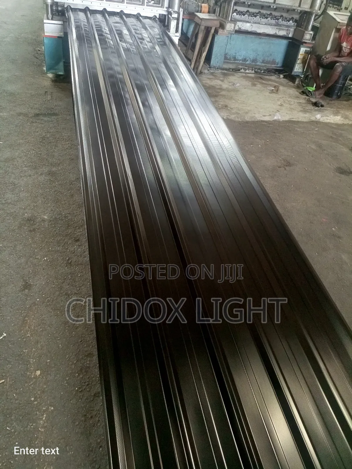 0.50 Long Span Design Aluminum Roofing Sheet Black Color