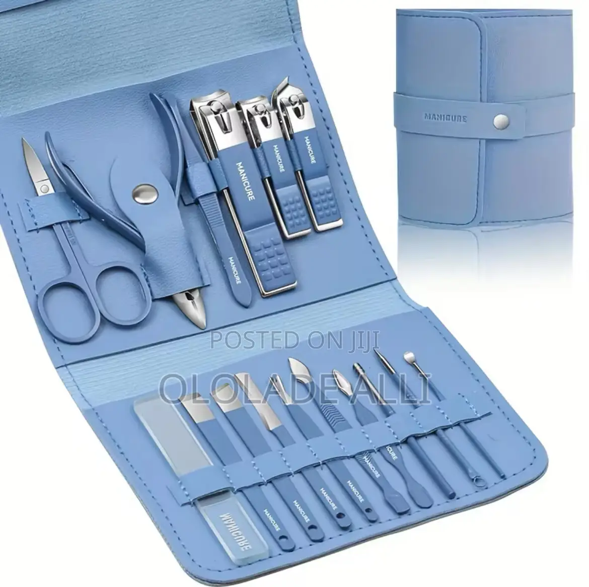 16 Piece Nail Care Kit Stainless Steel