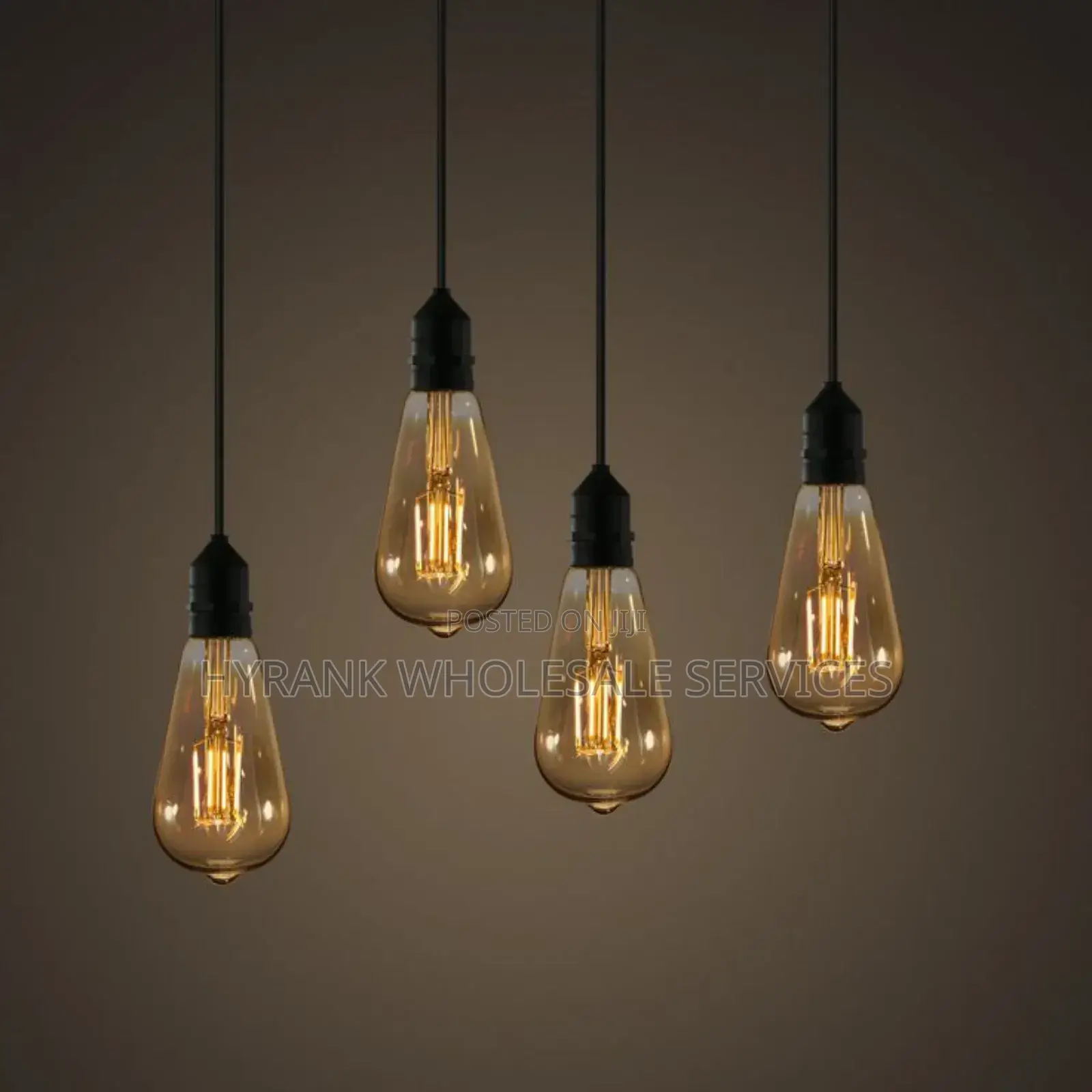 Event Rope Lamp Holder Wire and Bulbs