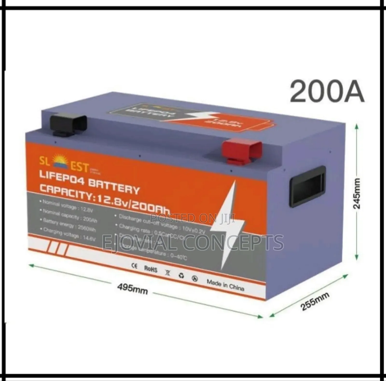 Fibon 2560wh Lifepo4 Lithium Battery