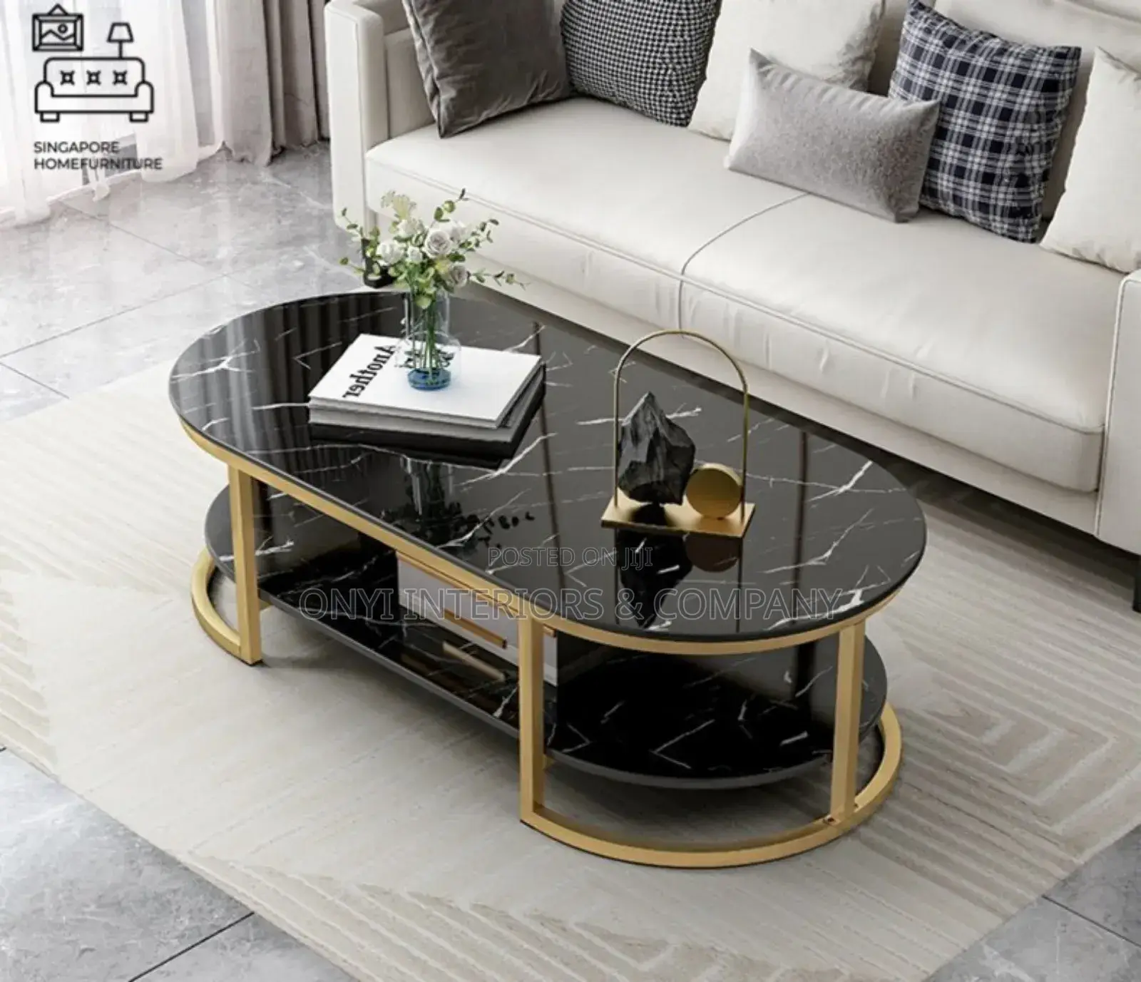 Elegant Marble Center Table