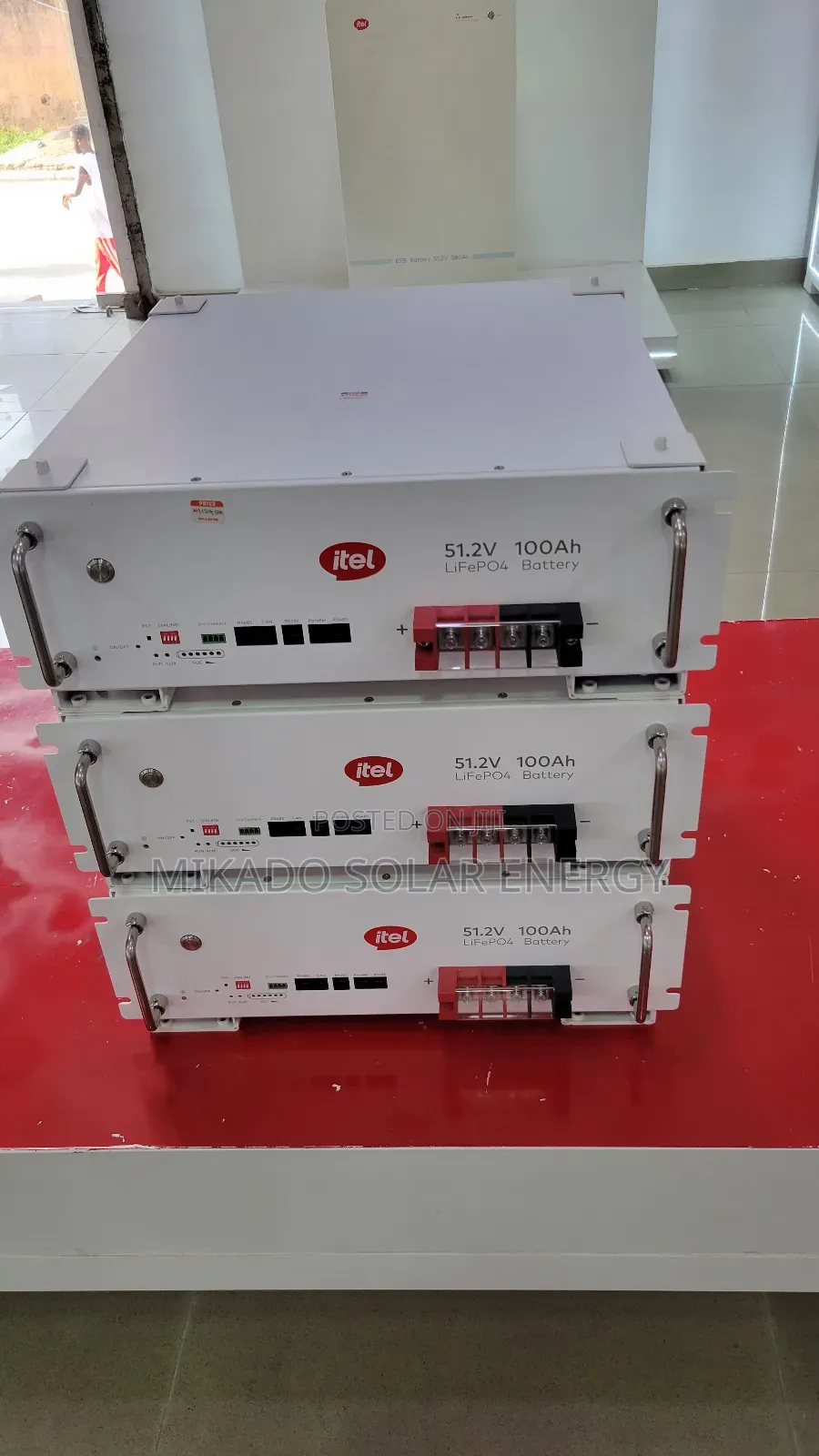5kwh 51.2v Itel Stackable Lithium Iron Battery With Warranty