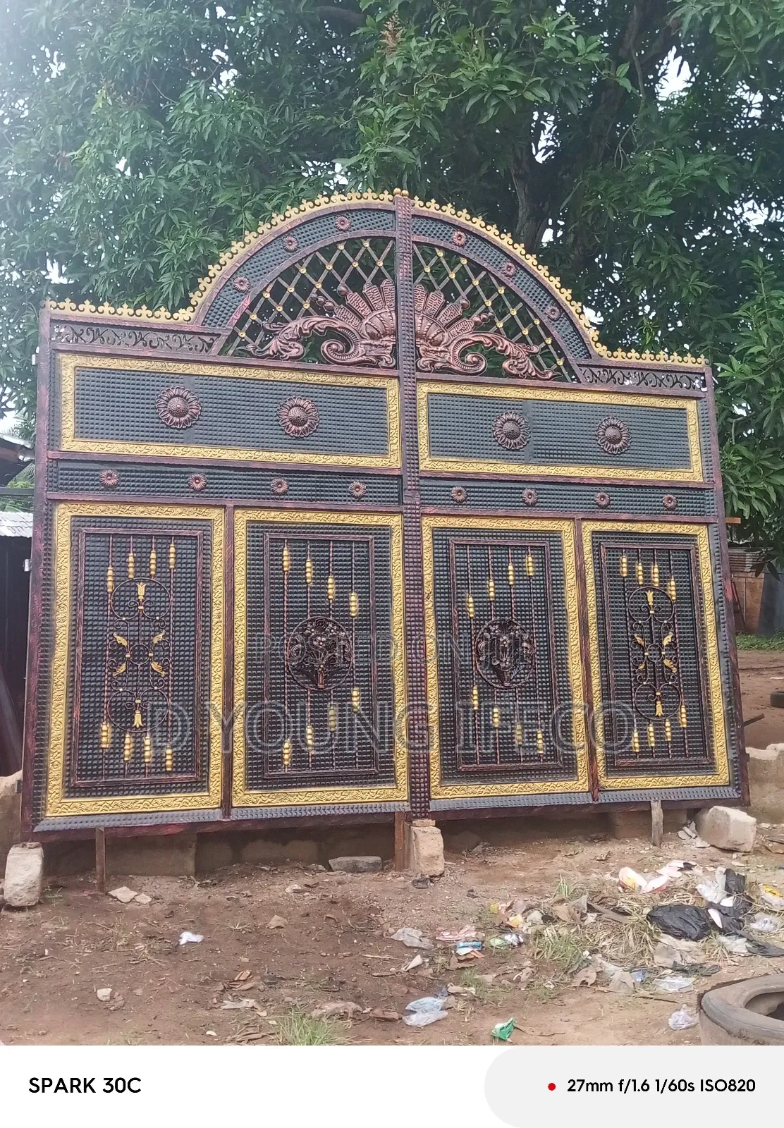 Strong Wrought Iron Gate